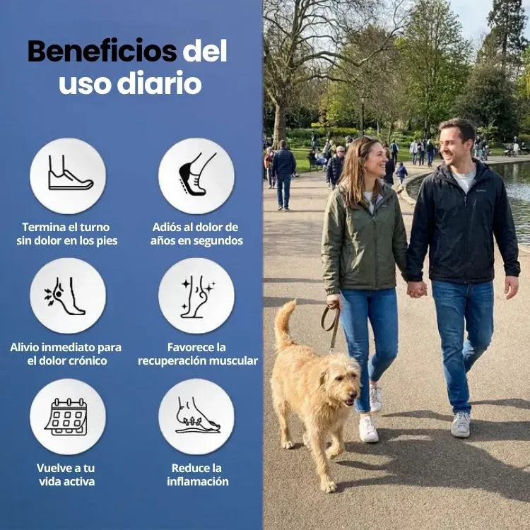 StepRelief™ Plantillas Masajeadoras saludvital